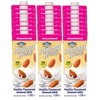 Almond Breeze Unsweetened Vanilla Almond Milk x 24